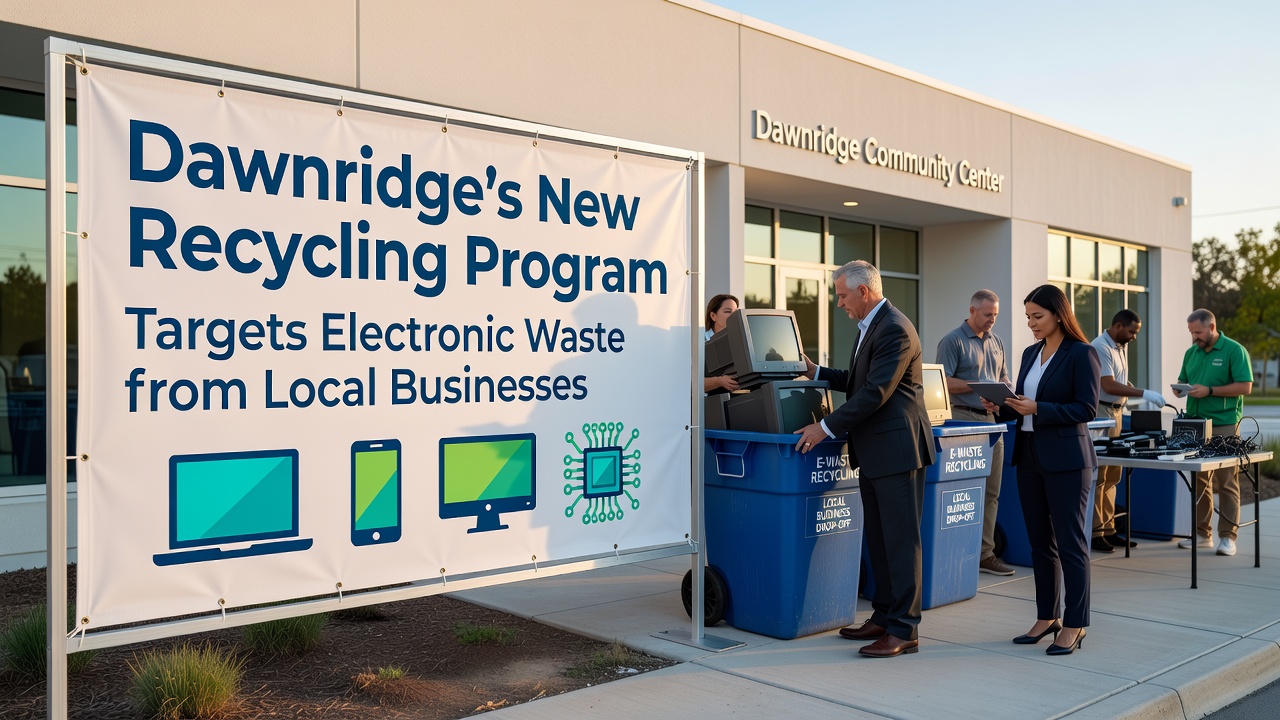 Dawnridge's New Recycling Program Targets Electronic Waste from Local Businesses